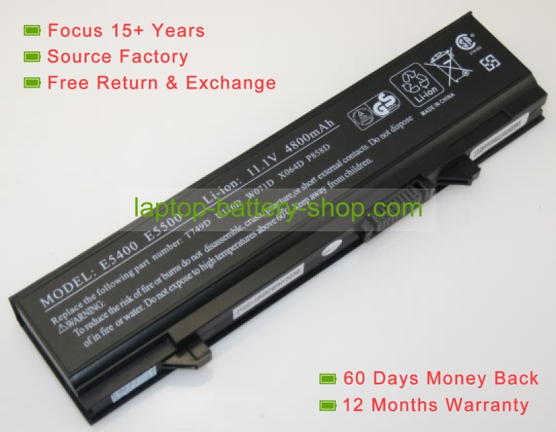 Dell 312-0762, MT186 11.1V 4400mAh replacement batteries - Click Image to Close