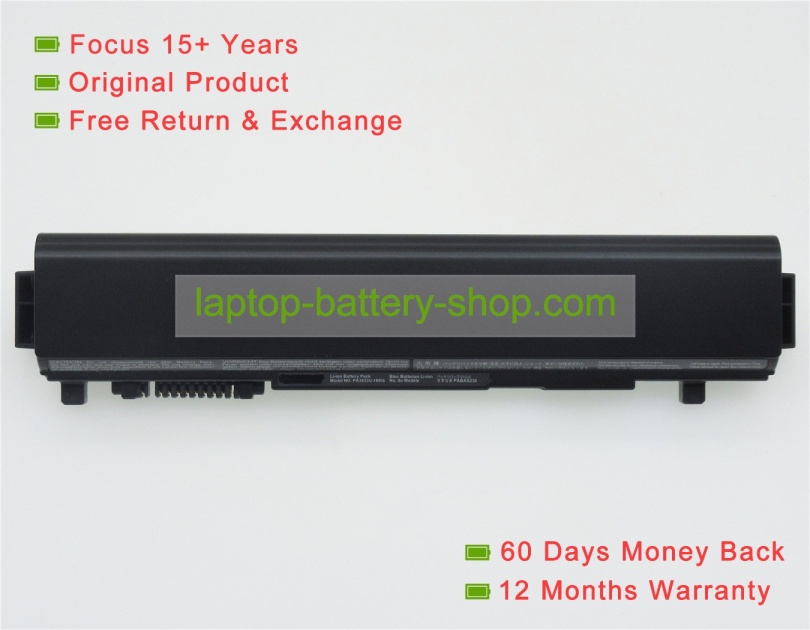 Toshiba PA3832U-1BRS, PA3831U-1BRS 10.8V 8100mAh replacement batteries - Click Image to Close
