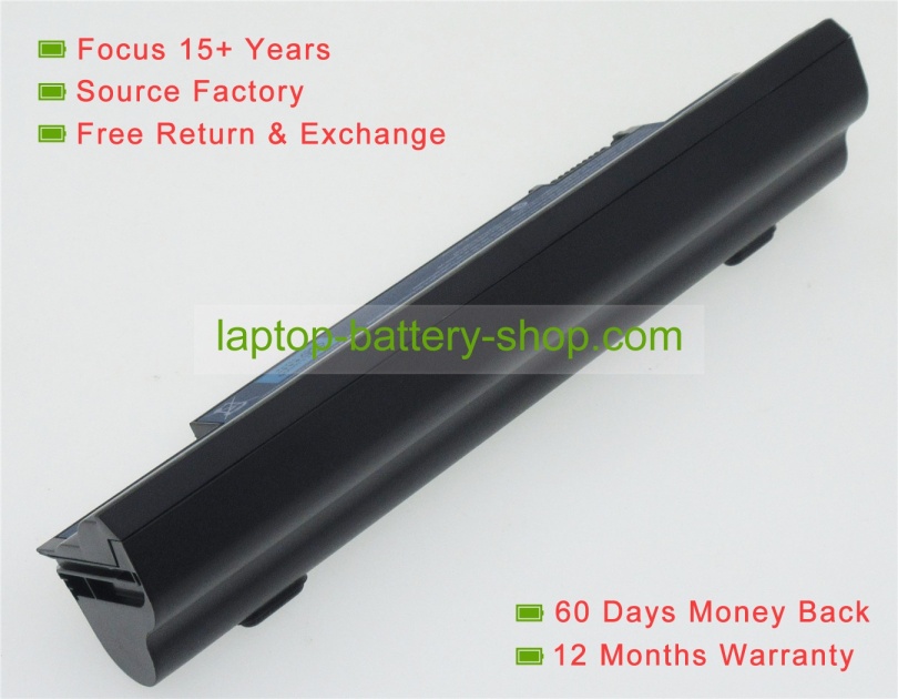Acer AL10A31, D260, D260E 11.1V 4400mAh replacement batteries - Click Image to Close