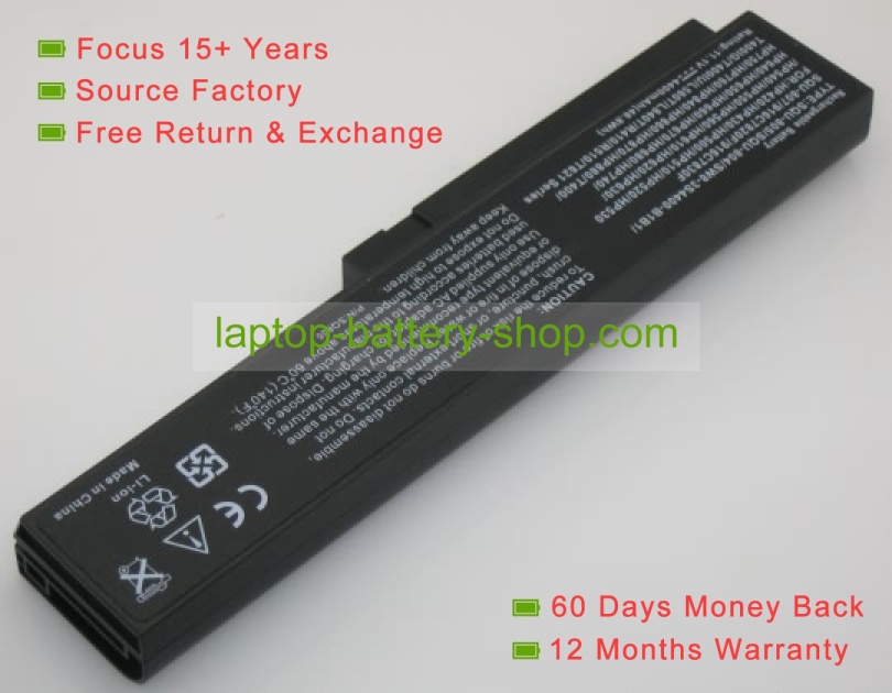 Lg SQU-807, 3UR18650-2-T0188 11.1V 4400mAh replacement batteries - Click Image to Close