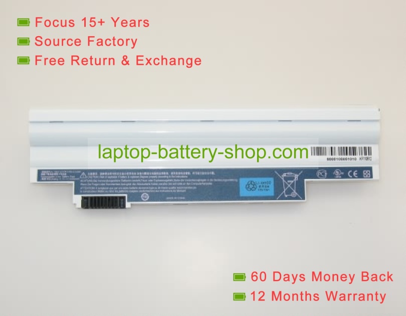 Acer AL10A31, AL10B31 11.1V 4400mAh replacement batteries - Click Image to Close