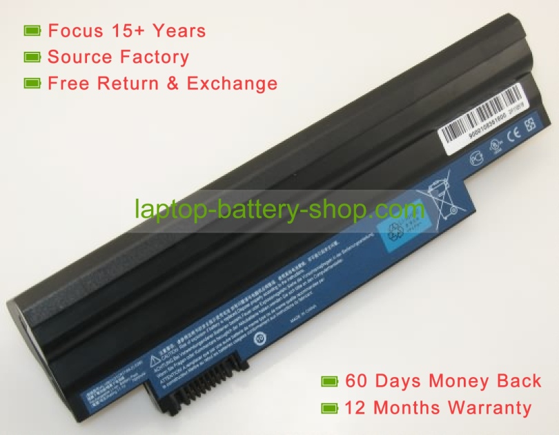 Acer LC.BTP00.129, LC.BTP00.128 11.1V 6600mAh replacement batteries - Click Image to Close