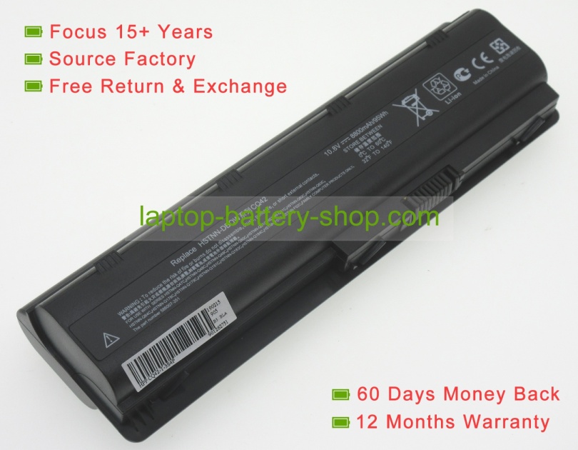 Hp MU09, 593554-001 11.1V 8800mAh replacement batteries - Click Image to Close