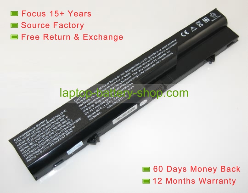 Hp PH06, 593572-001 11.1V 4400mAh replacement batteries - Click Image to Close