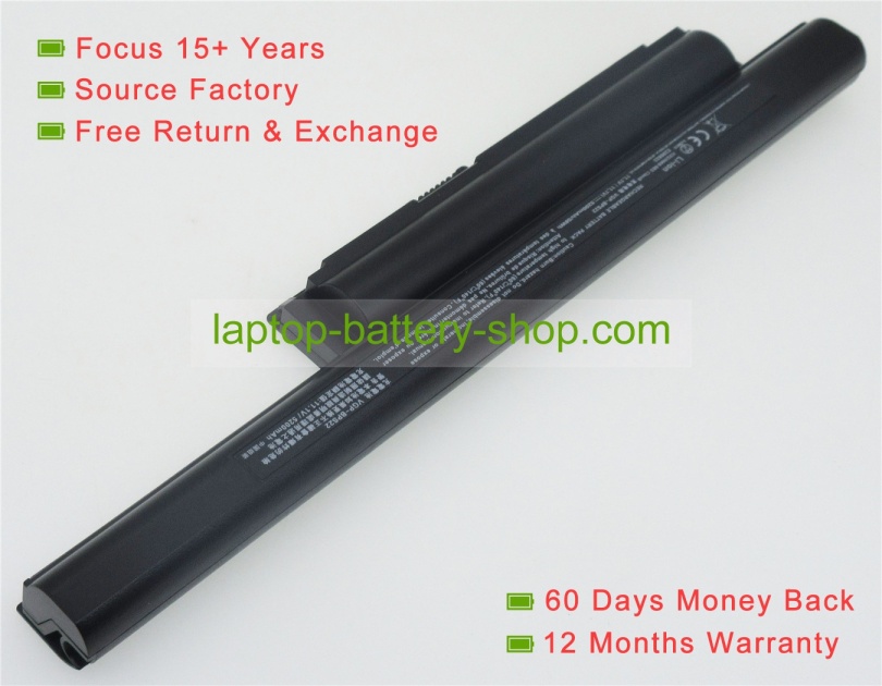 Sony VGP-BPS22, VGP-BPS22A 11.1V 4400mAh replacement batteries - Click Image to Close