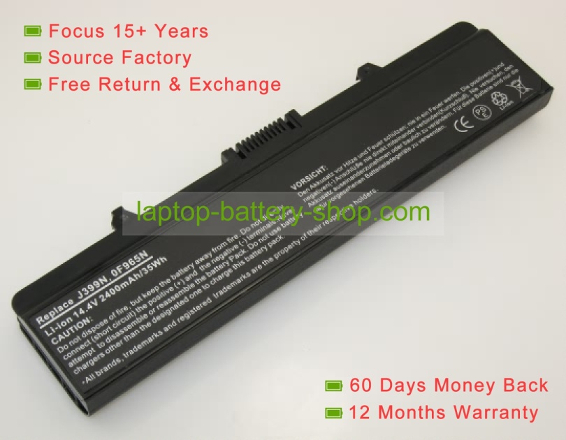 Dell XR693, 312-0625 14.8V 2200mAh replacement batteries - Click Image to Close