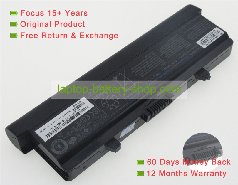 Dell D608H, HP297 11.1V 7200mAh replacement batteries - Click Image to Close