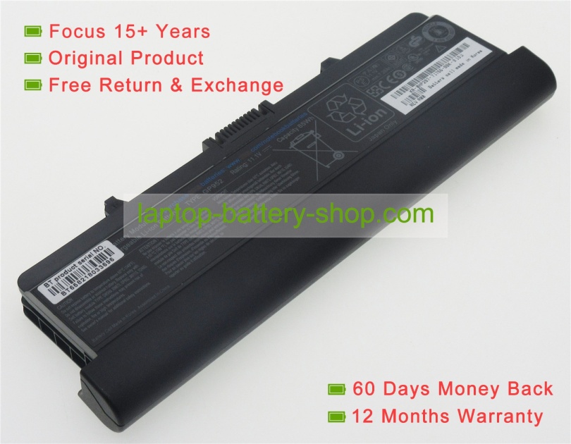 Dell D608H, HP297 11.1V 7200mAh replacement batteries - Click Image to Close