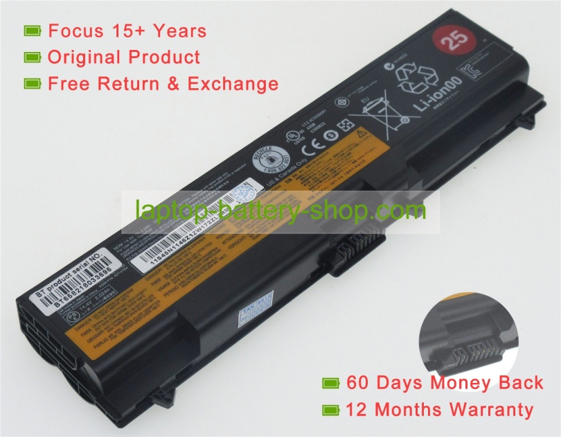 Lenovo 42T4751, 42T4791 14.4V 2200mAh replacement batteries - Click Image to Close