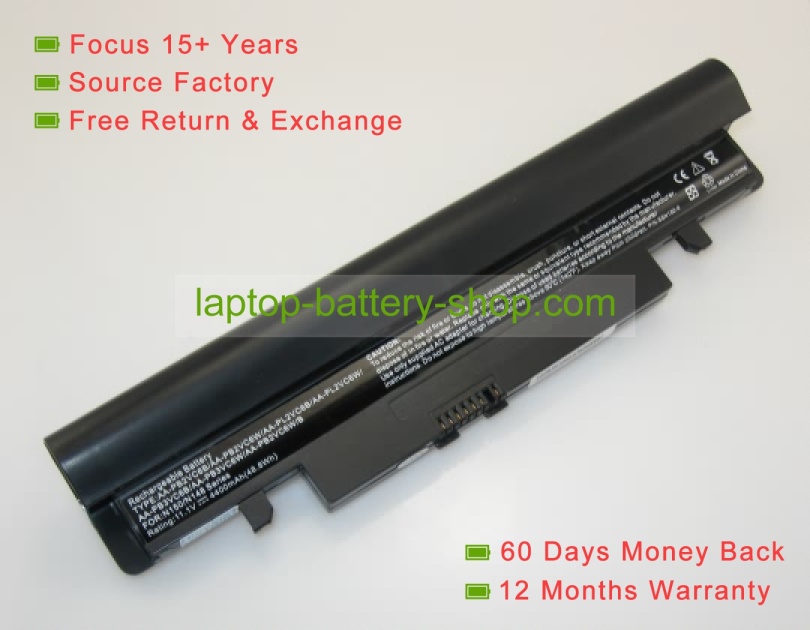 Samsung AA-PL2VC6W, AA-PL2VC6B/E 11.1V 4000mAh replacement batte - Click Image to Close