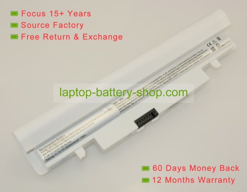 Samsung AA-PB2VC6B, AA-PB2VC6W 11.1V 4000mAh replacement batteries - Click Image to Close