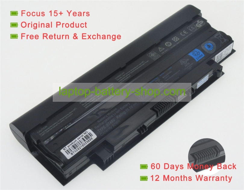 Dell YXVK2, 9T48V 11.1V 8100mAh replacement batteries - Click Image to Close