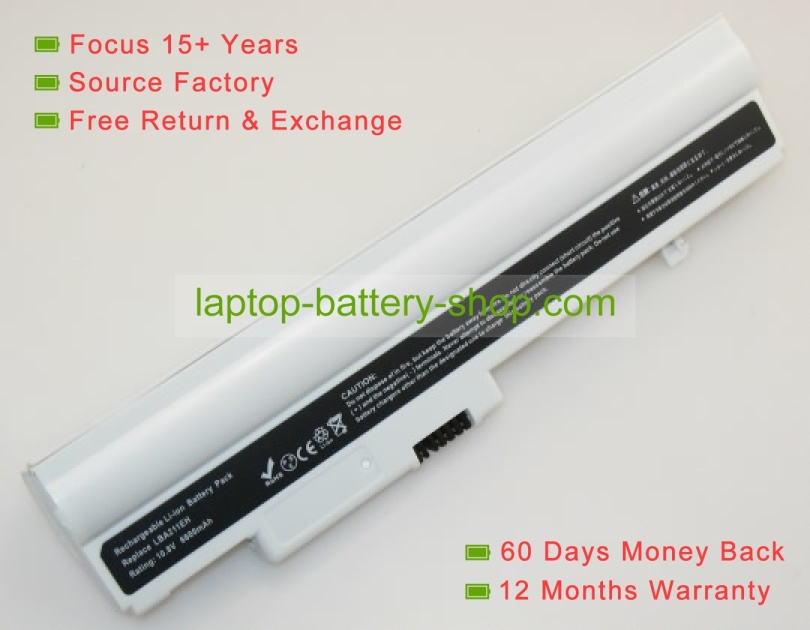 Lg LB6411EH, LB3511EE 10.8V 6600mAh replacement batteries - Click Image to Close