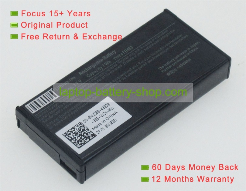 Dell U8735, P9110 3.7V 1900mAh replacement batteries - Click Image to Close