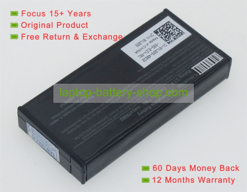 Dell U8735, P9110 3.7V 1900mAh replacement batteries - Click Image to Close
