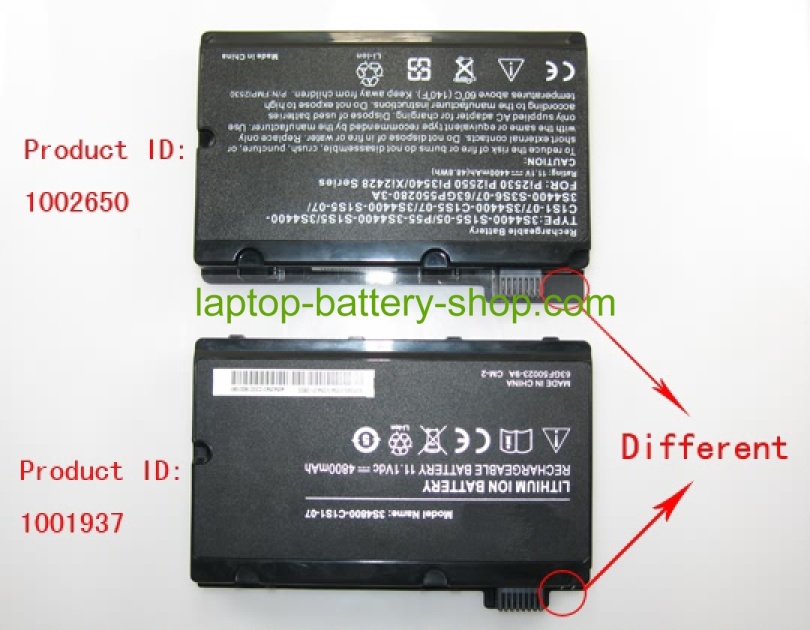 Fujitsu-siemens 3S4400-S3S6-07, 3S4400-S1S5-05 11.1V 4400mAh rep - Click Image to Close