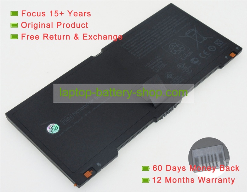 Hp FN04, QK648AA 14.8V 2800mAh replacement batteries - Click Image to Close