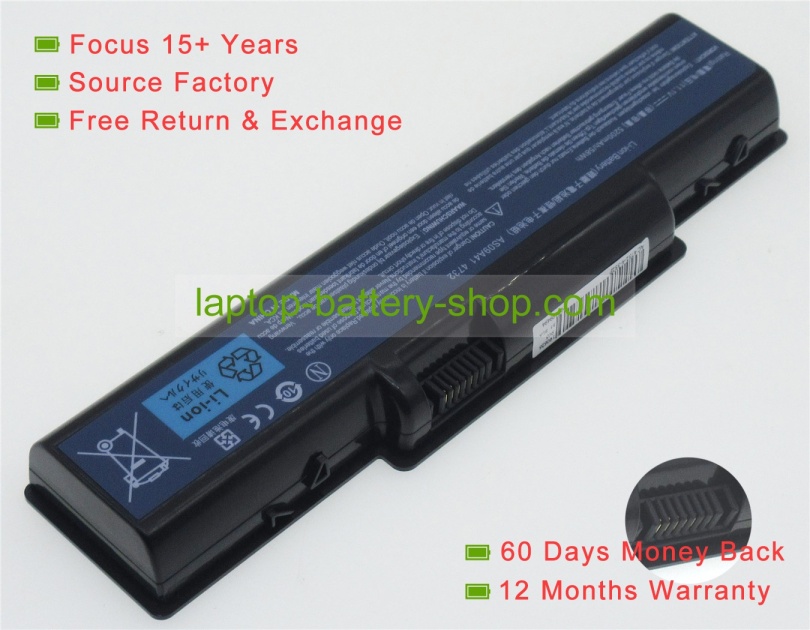 Acer AS09A31, AS09A41 11.1V 4400mAh replacement batteries - Click Image to Close