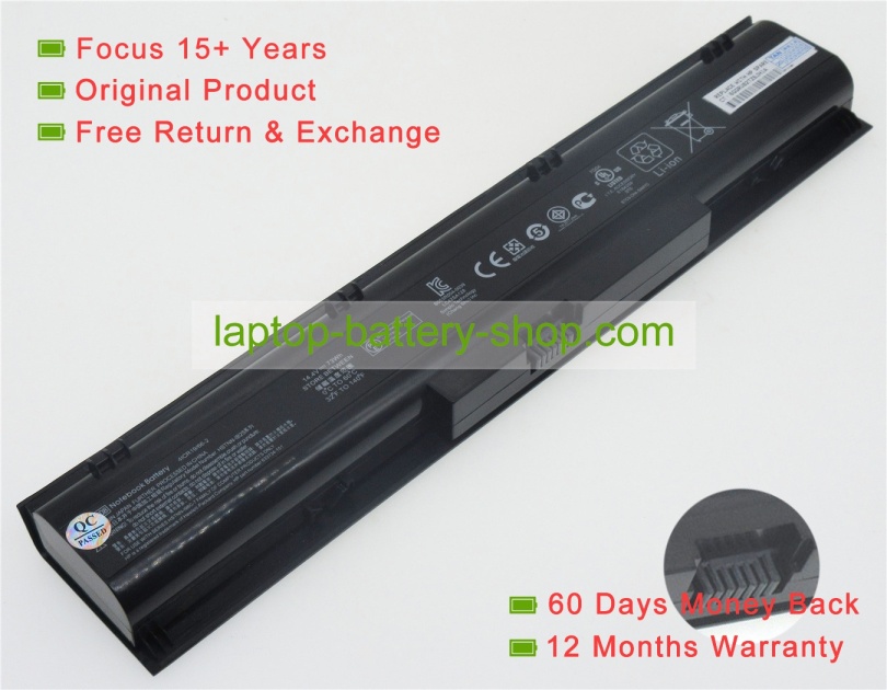 Hp 633733-321, 650938-001 14.4V 5000mAh replacement batteries - Click Image to Close