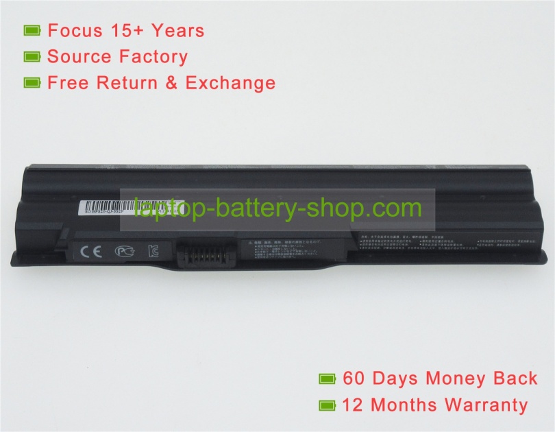 Sony VGP-BPS20/S, VGP-BPL20 10.8V 5200mAh replacement batteries - Click Image to Close