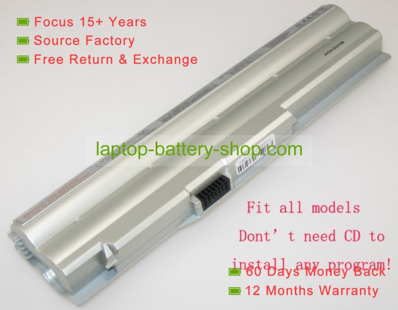 Sony VGP-BPS20/S, VGP-BPL20 10.8V 4800mAh replacement batteries - Click Image to Close