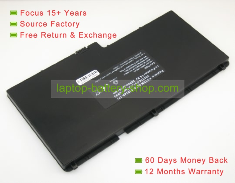 Hp 538334-001, HSTNN-q41c 14.8V 2800mAh replacement batteries - Click Image to Close