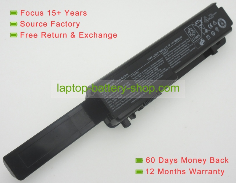 Dell W077P, Y067P 11.1V 6600mAh replacement batteries - Click Image to Close