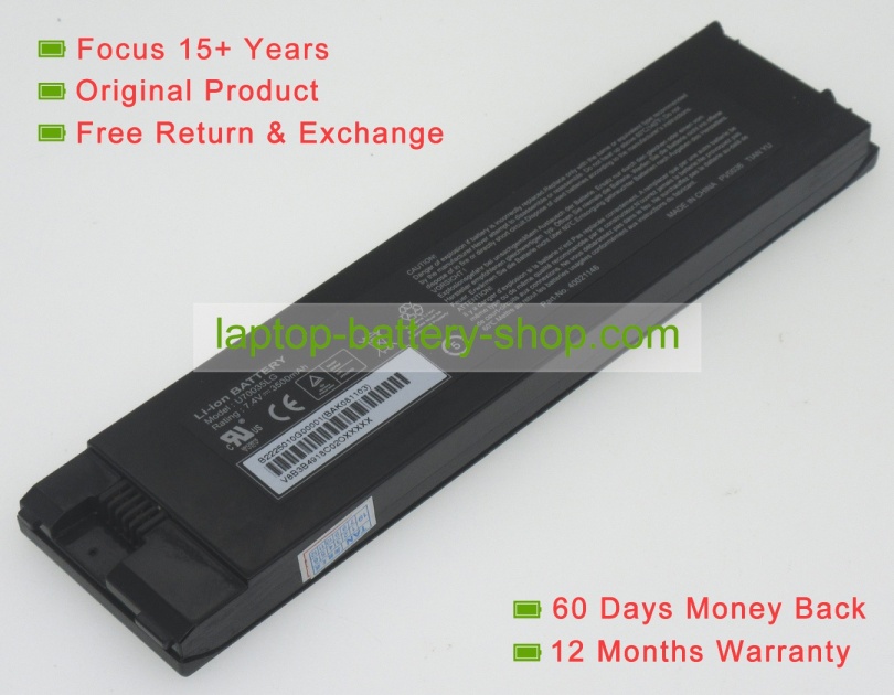 Gigabyte U65039LG, U70035LG 7.4V 3500mAh replacement batteries - Click Image to Close