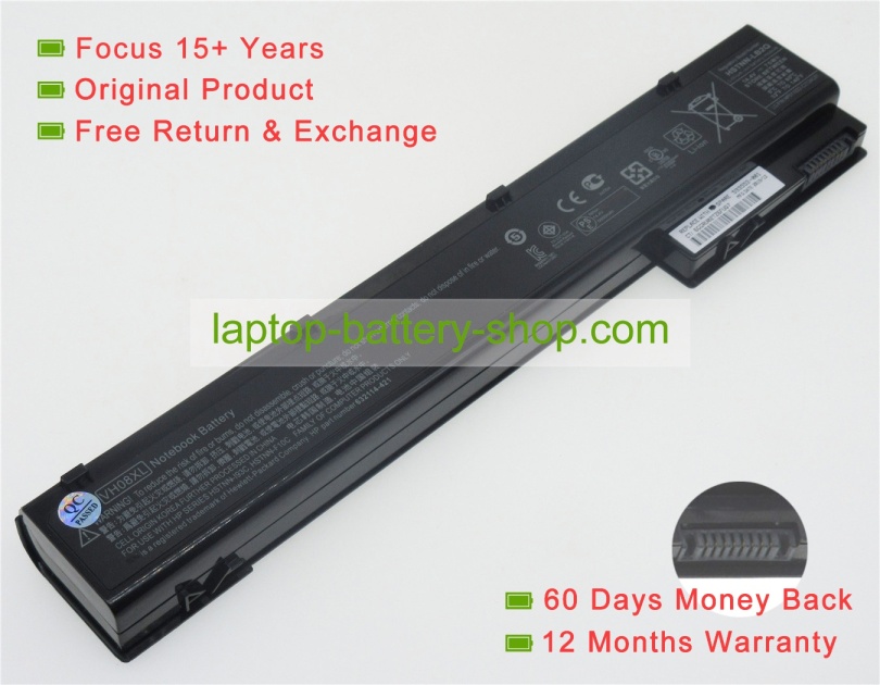 Hp compaq HSTNN-IB2P, VH08XL 14.8V 5224mAh replacement batteries - Click Image to Close