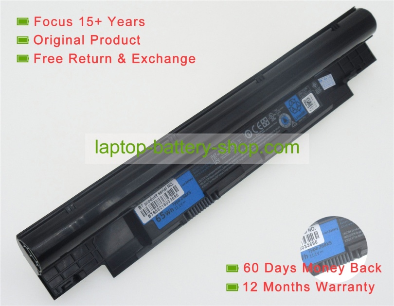 Dell 268X5, N2DN5 11.1V 5900mAh replacement batteries - Click Image to Close
