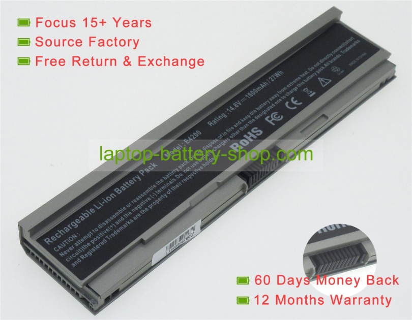 Dell Y082C, Y085C 14.8V 1800mAh replacement batteries - Click Image to Close