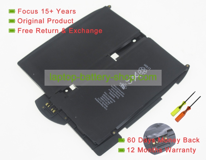 Apple 616-0478, 616-0448 3.75V 6600mAh replacement batteries - Click Image to Close