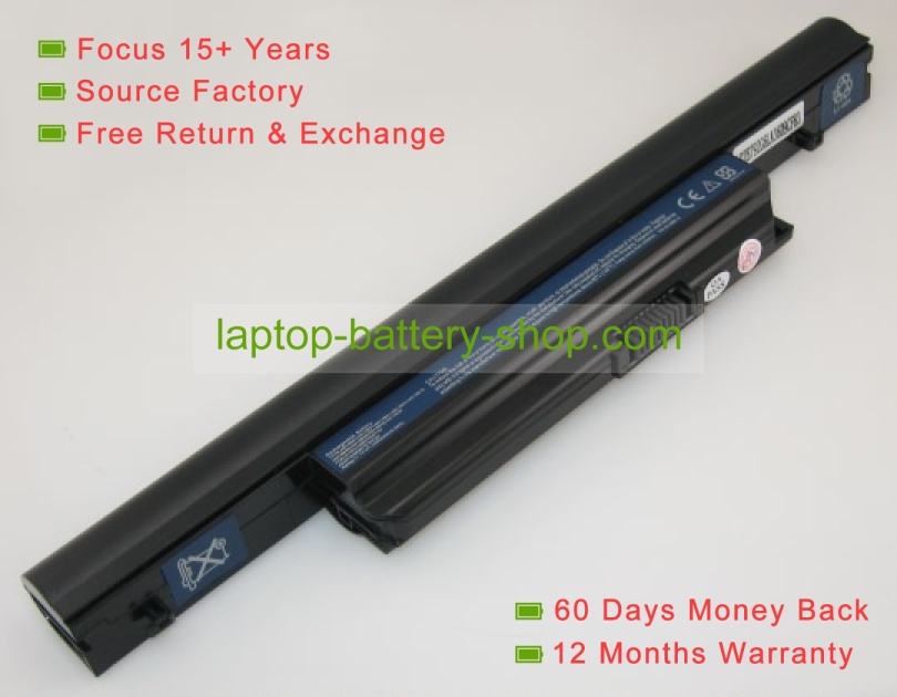 Acer AS10B41, AS10B31 10.8V 4400mAh replacement batteries - Click Image to Close