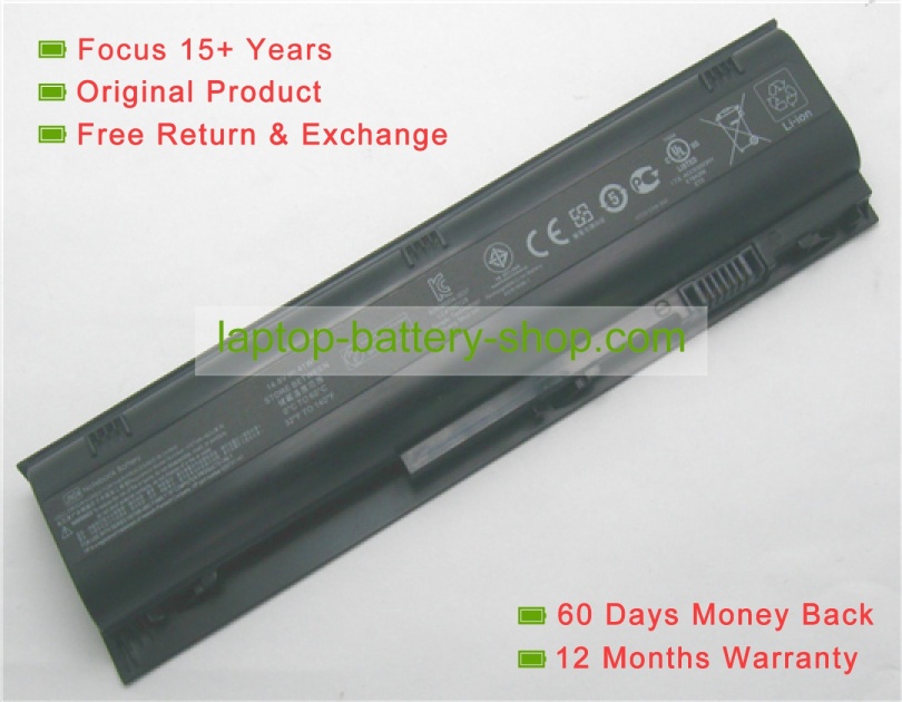 Hp JN06, 633731-141 14.8V 2800mAh replacement batteries - Click Image to Close