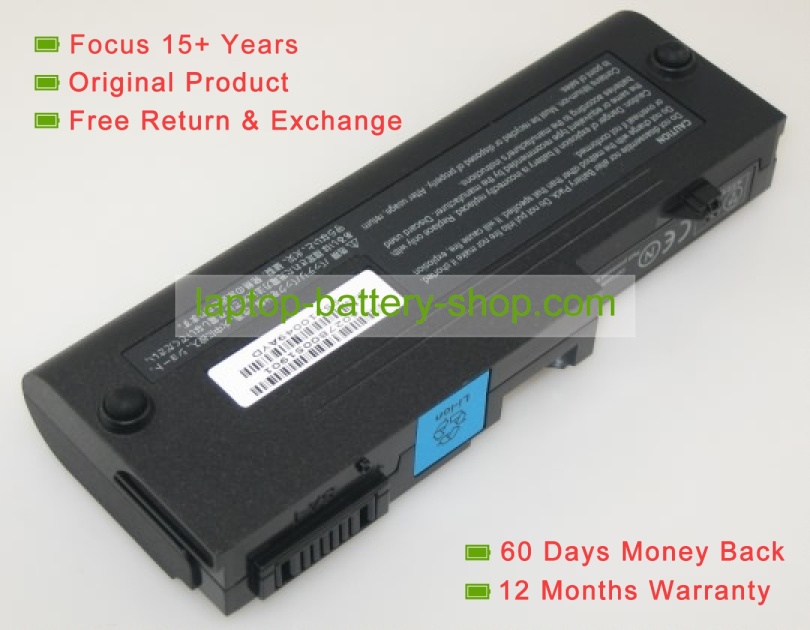 Toshiba PA3689U-1BAS, PABAS155 7.2V 5277mAh replacement batteries - Click Image to Close