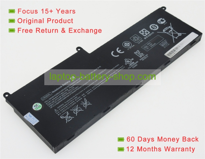 Hp 660152-001, 660002-541 14.8V 4800mAh replacement batteries - Click Image to Close