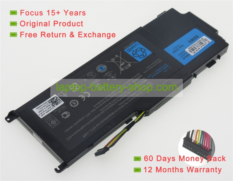 Dell V79Y0, V79YO 14.8V 3900mAh replacement batteries - Click Image to Close