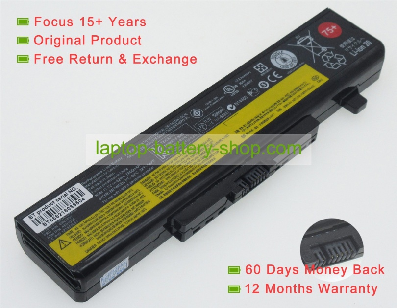 Lenovo L11S6Y01, L11M6Y01 11.1V 5600mAh replacement batteries - Click Image to Close