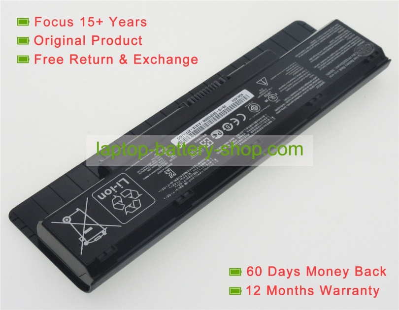 Asus A32-N56, A31-N56 10.8V 5200mAh replacement batteries - Click Image to Close