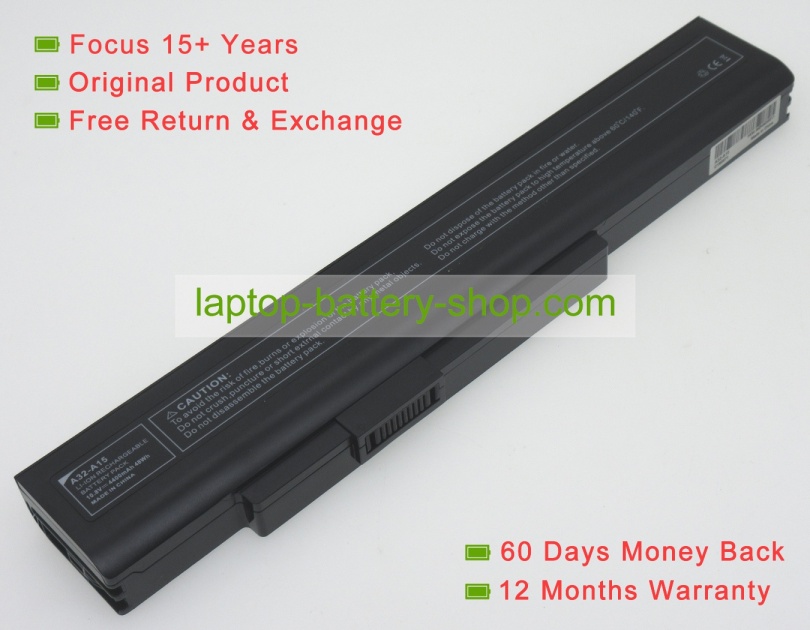 Msi A41-A15, A42-A15 10.8V 4400mAh replacement batteries - Click Image to Close