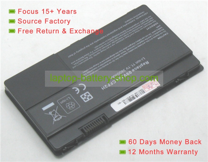 Dell 0FP4VJ, 451-11473 11.1V 3800mAh replacement batteries - Click Image to Close