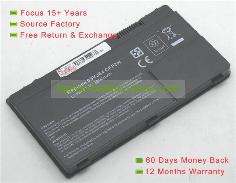 Dell 0FP4VJ, 451-11473 11.1V 3800mAh replacement batteries - Click Image to Close