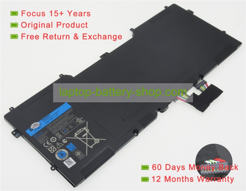 Dell Y9N00, 489XN 7.4V 6350mAh replacement batteries - Click Image to Close