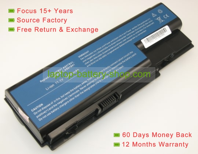 Acer AS07B52, 934T2180F 11.1V 8800mAh replacement batteries - Click Image to Close