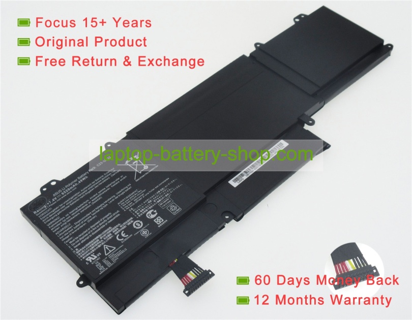 Asus C23-UX32, 0B200-00070000 7.4V 6520mAh replacement batteries - Click Image to Close