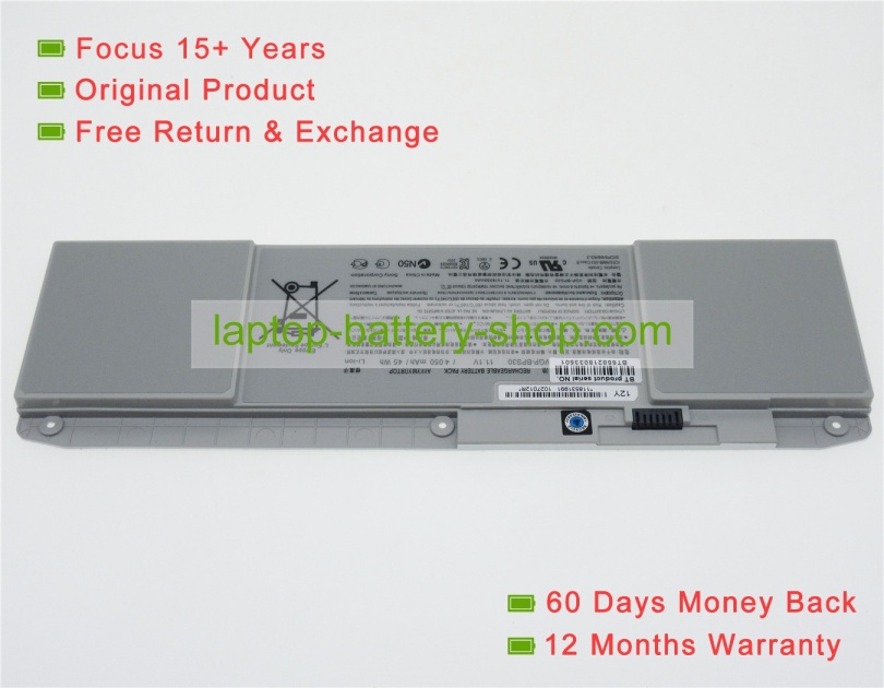 Sony VGP-BPS30 11.1V 4050mAh replacement batteries - Click Image to Close