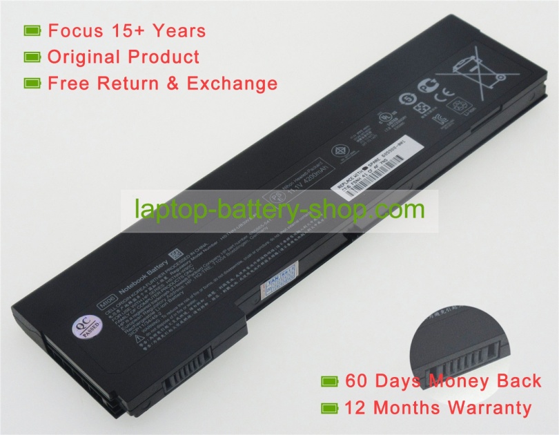 Hp HSTNN-YB3L, HSTNN-W90C 11.1V 3740mAh replacement batteries - Click Image to Close