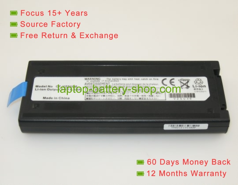 Panasonic CF-VZSU30, CF-VZSU30B 7.4V 6600mAh replacement batteries - Click Image to Close