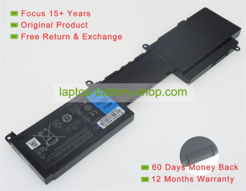 Dell 2NJNF, 8JVDG 11.1V 3960mAh replacement batteries - Click Image to Close