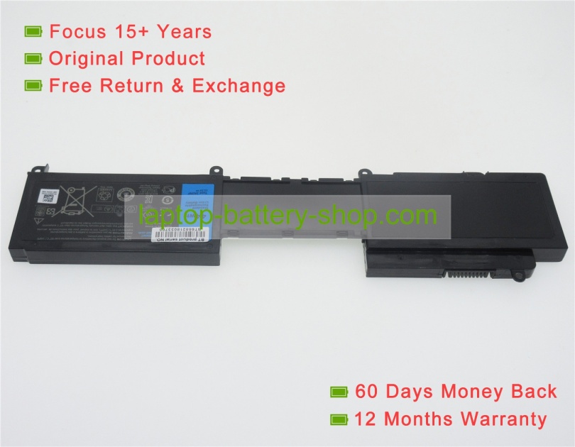 Dell 2NJNF, 8JVDG 11.1V 3960mAh replacement batteries - Click Image to Close